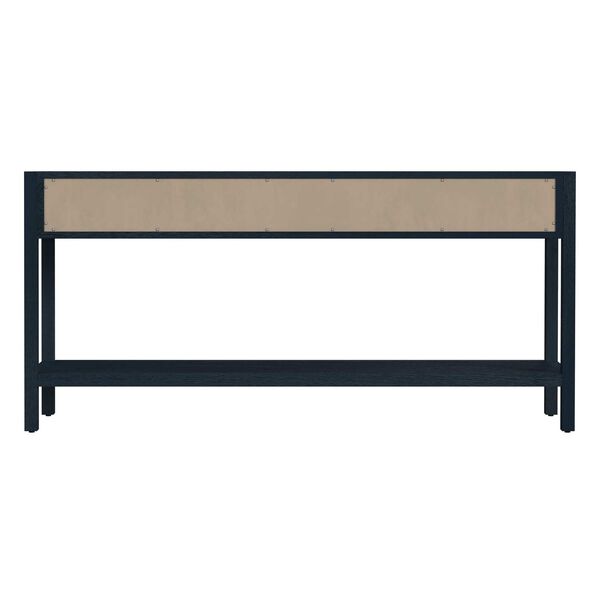 Lark Navy Blue Three-Drawer 65-Inch Console Table, image 5