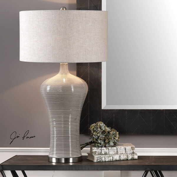 Dubrava Light Gray Table Lamp, image 2