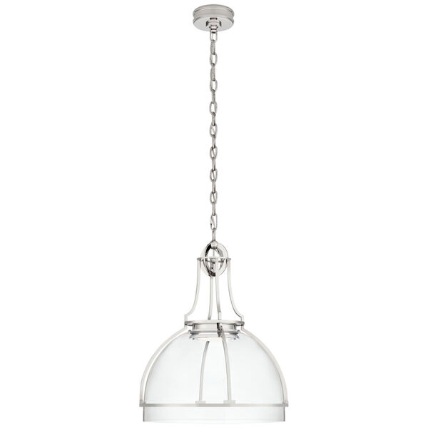 Gracie Dome Pendant By Chapman and Myers, image 1