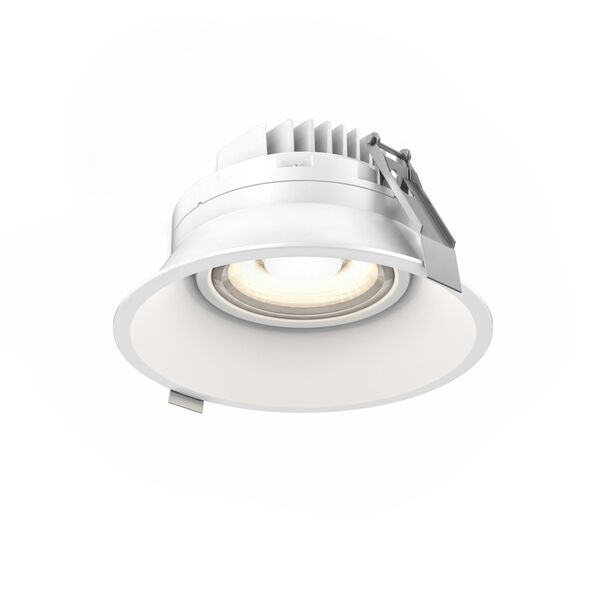 White Six-Inch ADA LED Gimbal Recessed Light, image 1