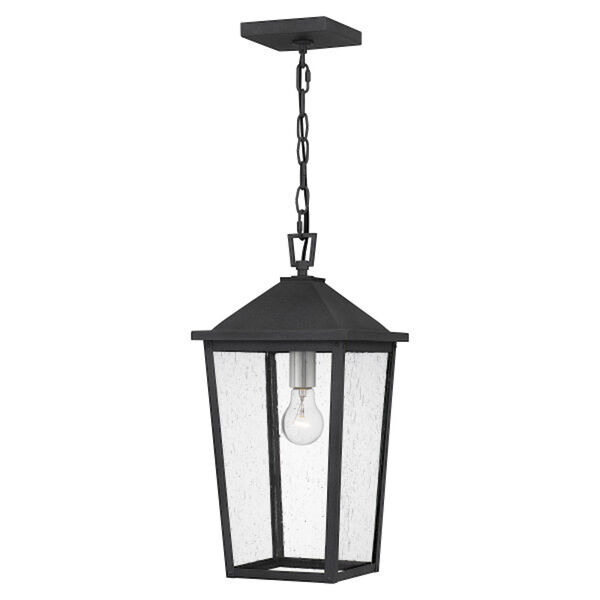 Stoneleigh Mottled Black One-Light Outdoor Lantern, image 1