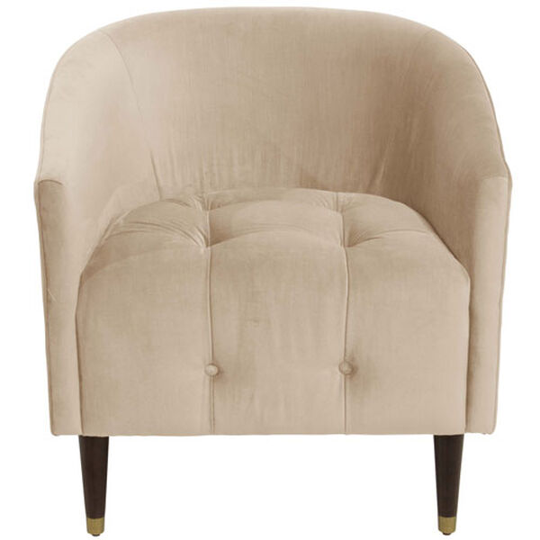 Velvet Pearl 32-Inch Tufted Tub Chair, image 2