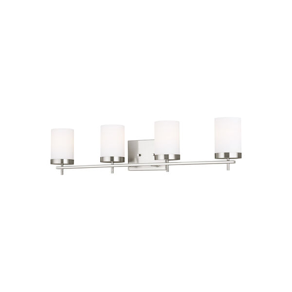 Zire Brushed Nickel Four-Light Wall Sconce, image 1
