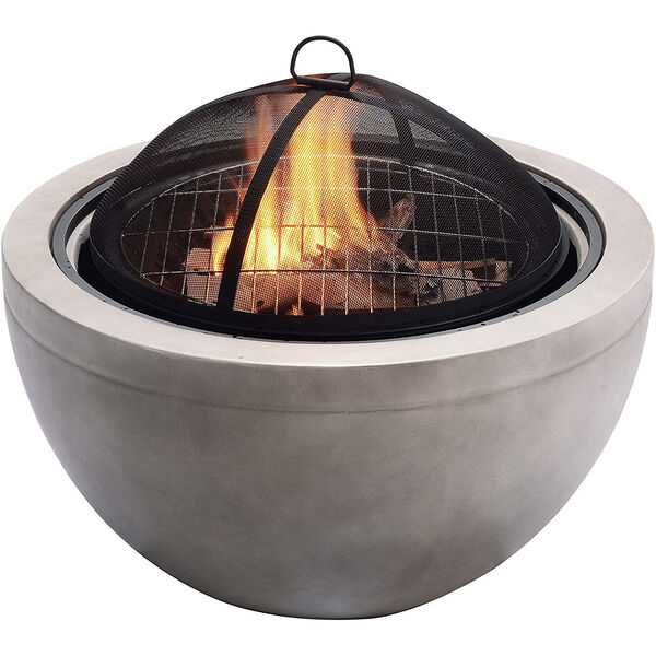 Sand Outdoor 30-Inch Round Wood Burning Fire Pit, image 1