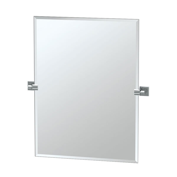Elevate Chrome Rectangular Mirror, image 1