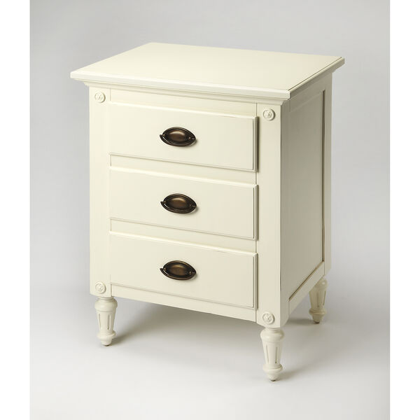 Butler Easterbrook White Nightstand, image 1