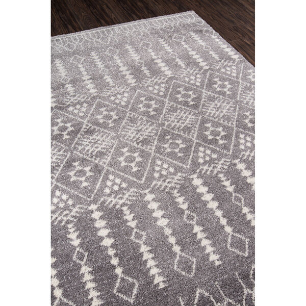 Lima Moroccan Shag Gray Rectangular: 7 Ft. 10 In. x 9 Ft. 10 In. Rug, image 3