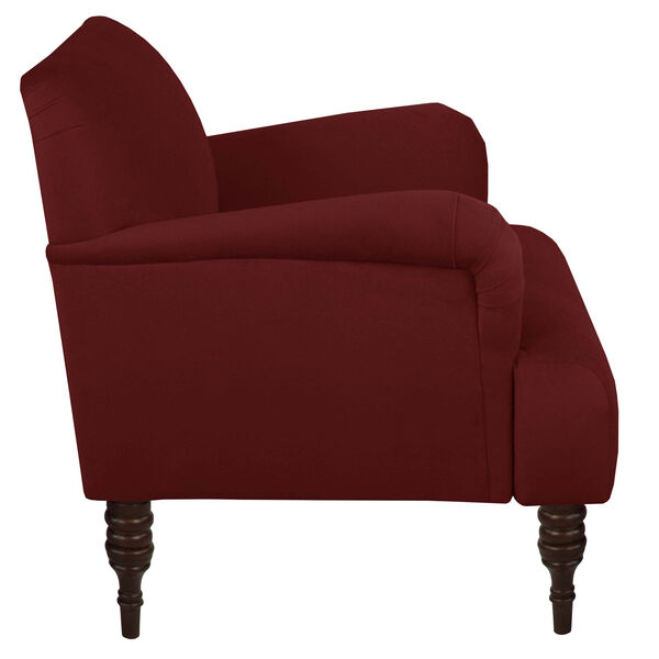 Velvet Berry 33-Inch Chair, image 3