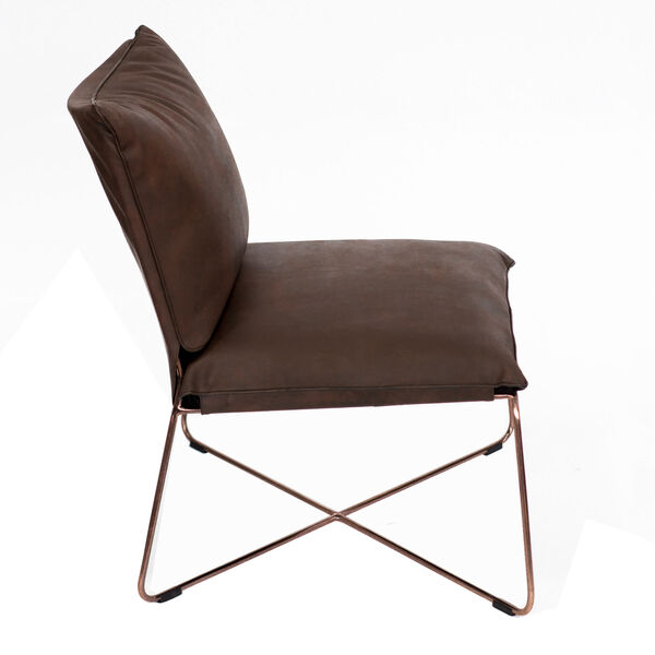 Moderne Dark Brown Lounge Chair, image 2