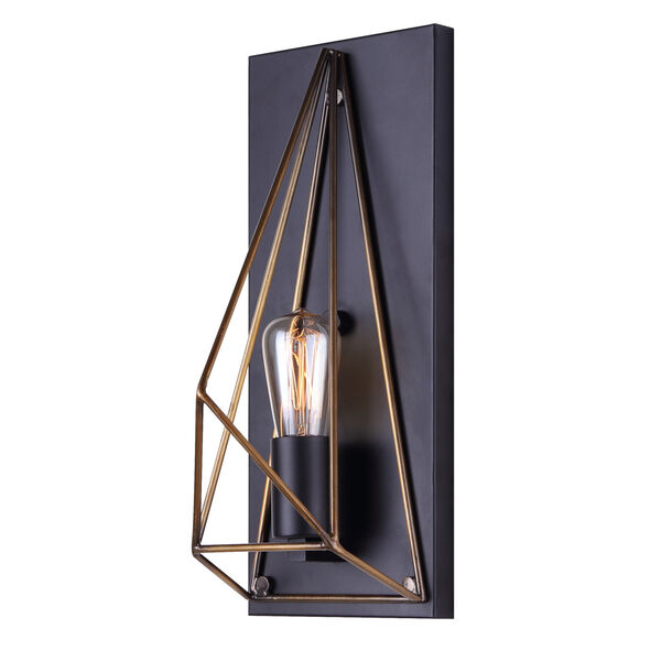 Greer Black One-Light Wall Sconce, image 1