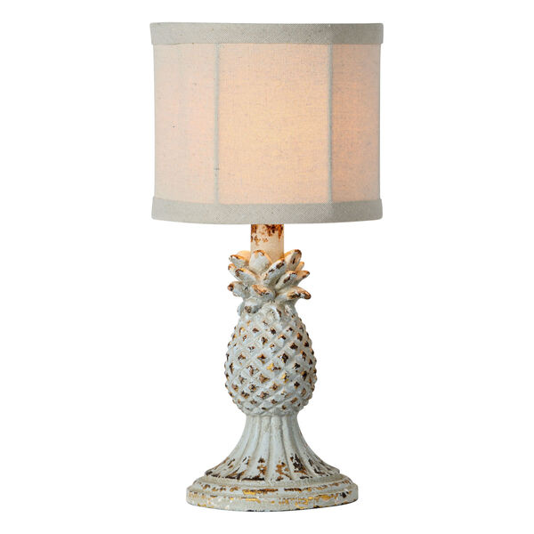 McGregor Distressed Pale Blue One-Light 14-Inch Table Lamp Set of Two, image 1