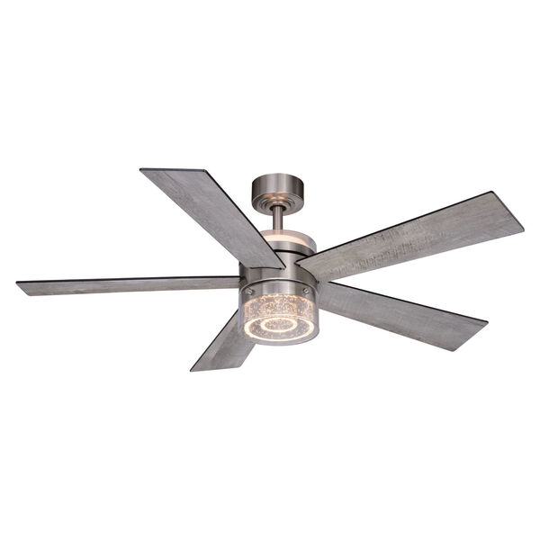 Ashford Brushed Nickel Integrated LED Dual Ceiling Fan with Remote, image 6