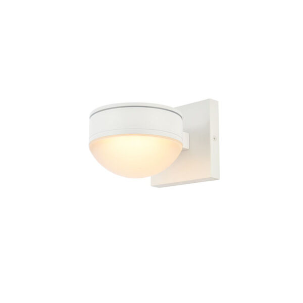 Raine White 340 Lumens Eight-Light LED Outdoor Wall Sconce, image 2
