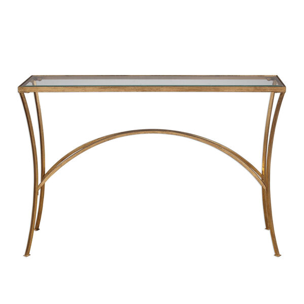 Alayna Gold Console Table, image 1