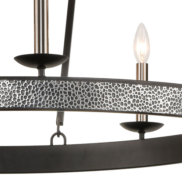 Impression Oil Rubbed Bronze and Satin Nickel 20-Light Chandelier, image 4