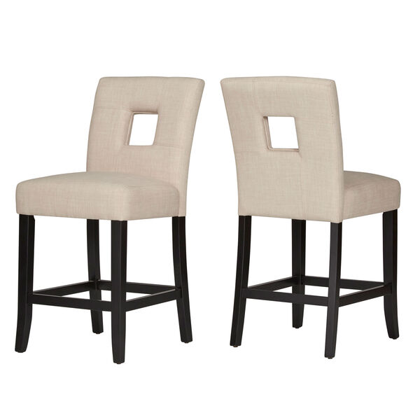 Jacot Keyhole Counter Chair, Set of 2, image 2