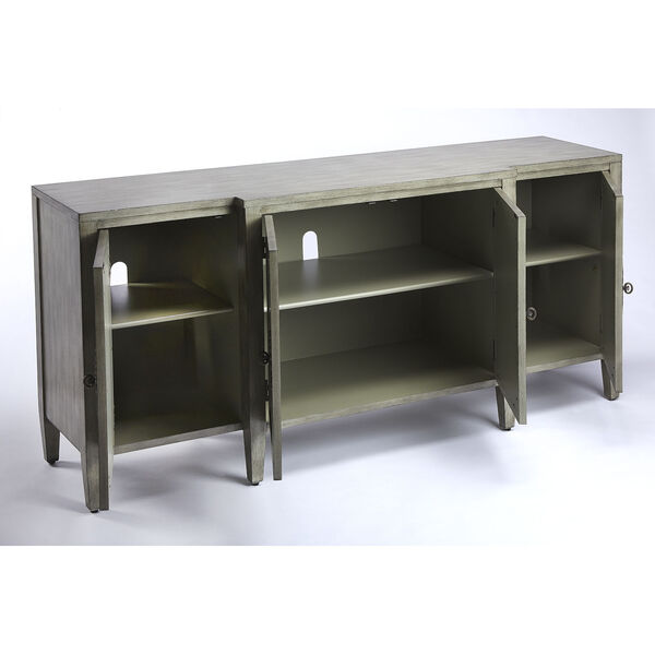 Giovanna Olive Gray Mirrored Sideboard, image 2
