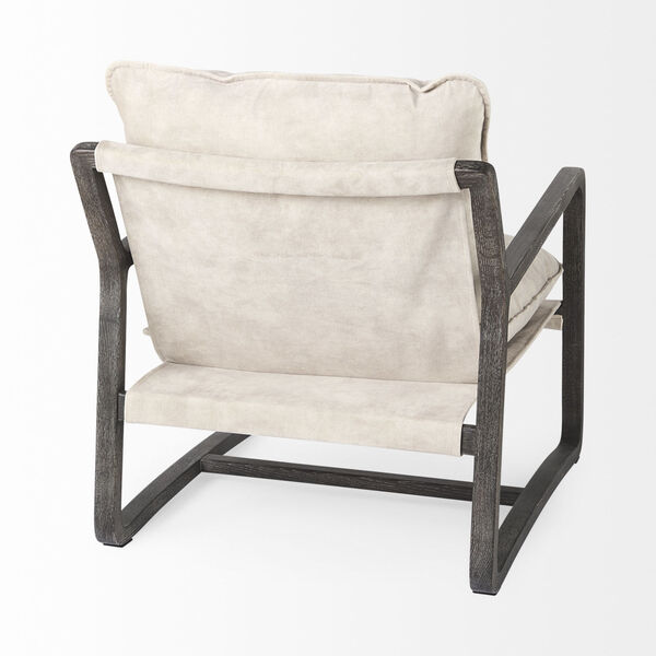 Brayden Dark Brown and Cream Accent Chair, image 5