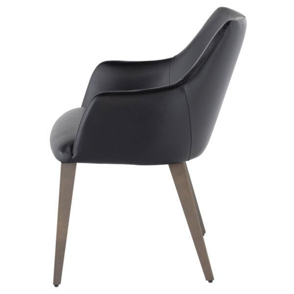 Renee Black and Walnut Dining Chair, image 3