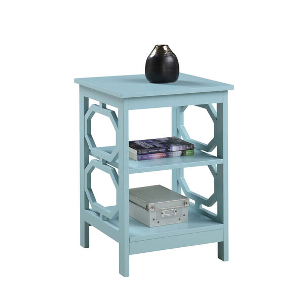 Omega End Table with Shelves, image 2