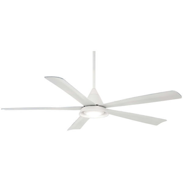 Cone White LED Ceiling Fan, image 3