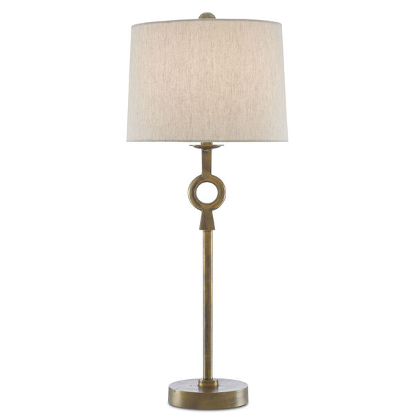 Germaine Antique Brass One-Light Table Lamp, image 1