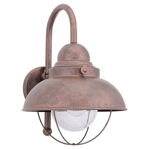 River Station Copper 16-Inch One-Light Outdoor Wall Sconce, image 1