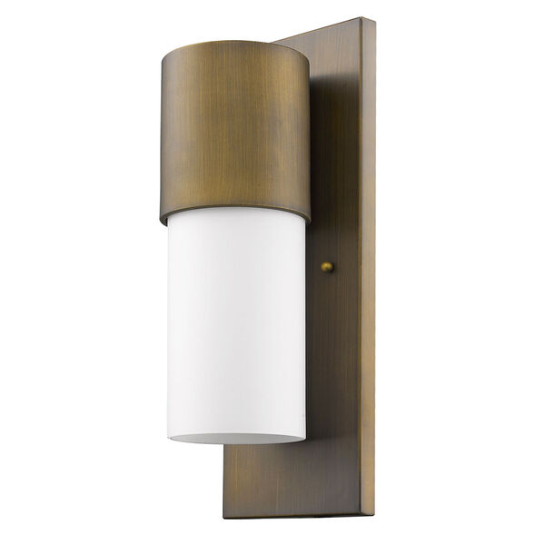 Cooper Raw Brass 6-Inch One-Light Outdoor Wall Mount, image 1