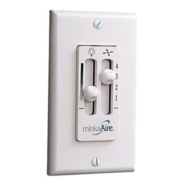Four-Speed Ceiling Fan Wall Mount Control with Dimmer, image 1