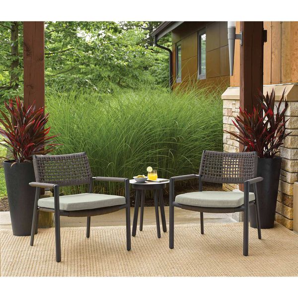 Eiland Mocha Outdoor Club Chair, Set of Two, image 3