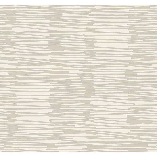 Water Reed Thatch Linen Silver Wallpaper, image 2