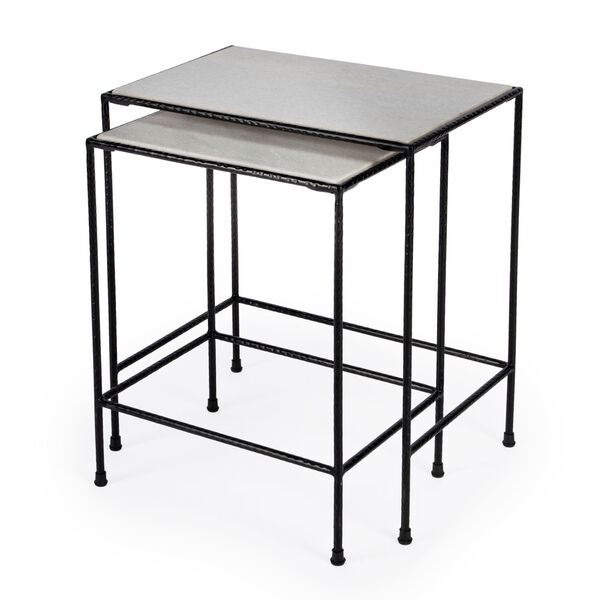 Carrera Marble Nesting Tables, image 1