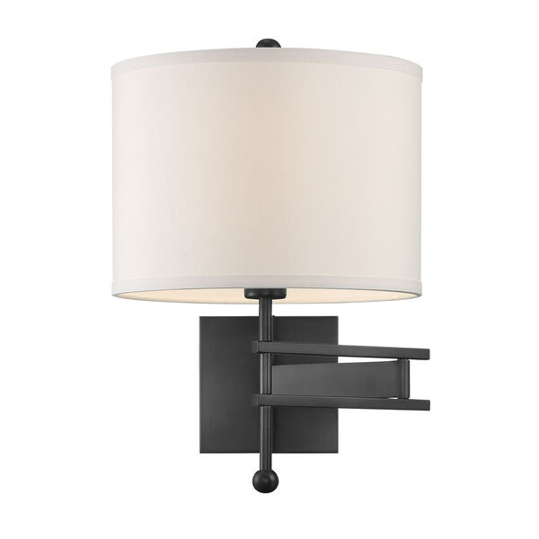 Marshall Matte Black 13-Inch One-Light Wall Sconce, image 1