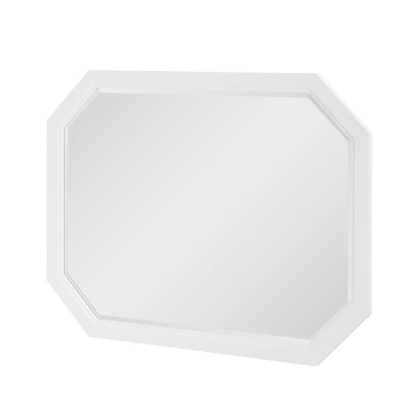 Chelsea by Rachael Ray White with Gold Accents Bedroom Mirror, image 1