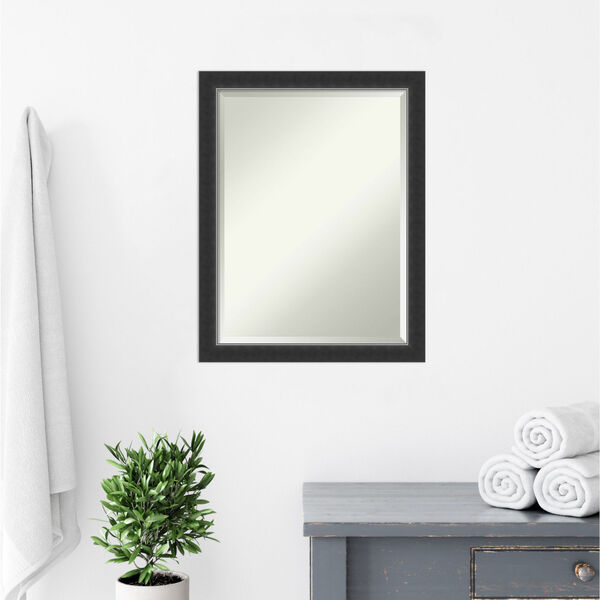 Corvino Black 21W X 27H-Inch Bathroom Vanity Wall Mirror, image 6