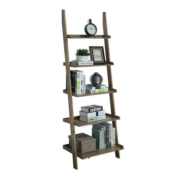 American Heritage Driftwood Bookshelf Ladder, image 2