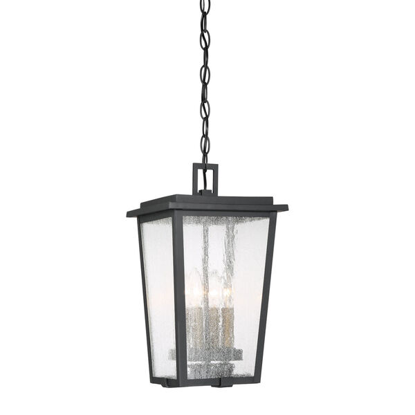 Cantebury Black With Gold Four-Light Outdoor Mini-Pendant, image 1