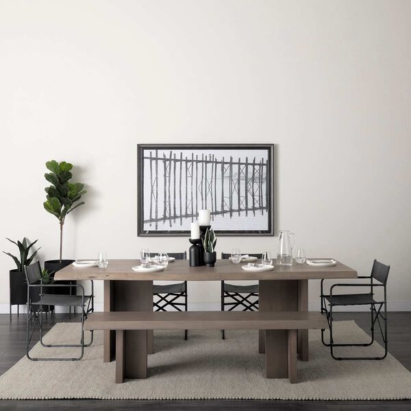 Konstantin Medium Brown Live Edge Rectangular Dining Table, image 3