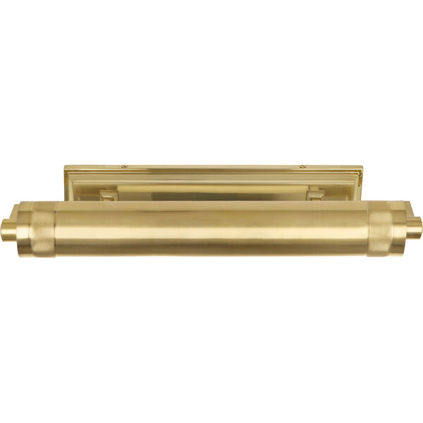 Wyatt Modern Brass Two-Light Wall Sconce With Metal Shade, image 1