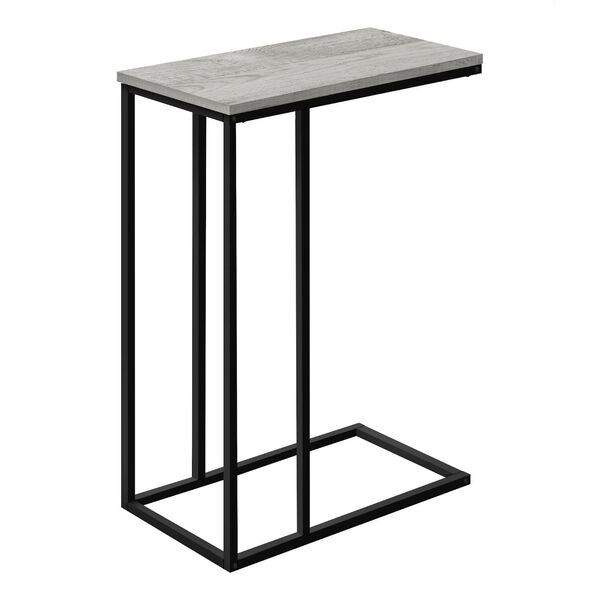 Grey and Black End Table, image 1
