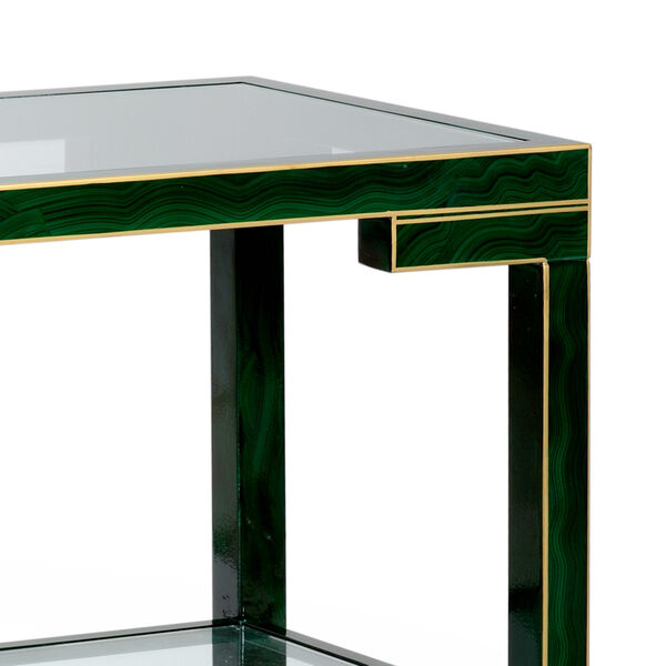 Green and Gold Decker Console, image 2