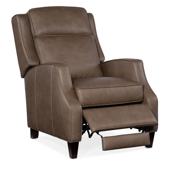 Tricia Taupe Manual Push Back Recliner, image 4