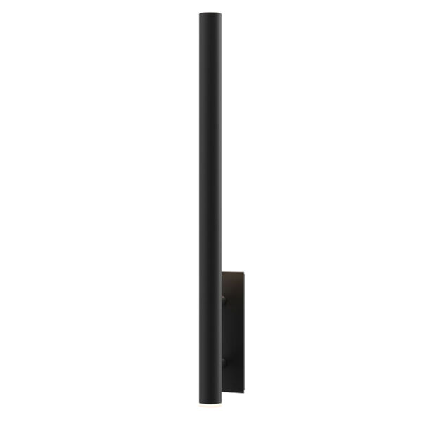 Flue Textured Black 40-Inch LED Sconce, image 1