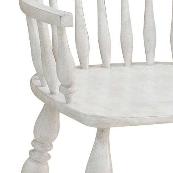 Glendale Estates White Windsor Arm Chair, image 4