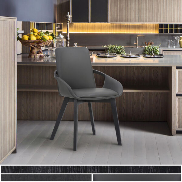 Greisen Gray Modern Wood Dining Room Chair, image 6