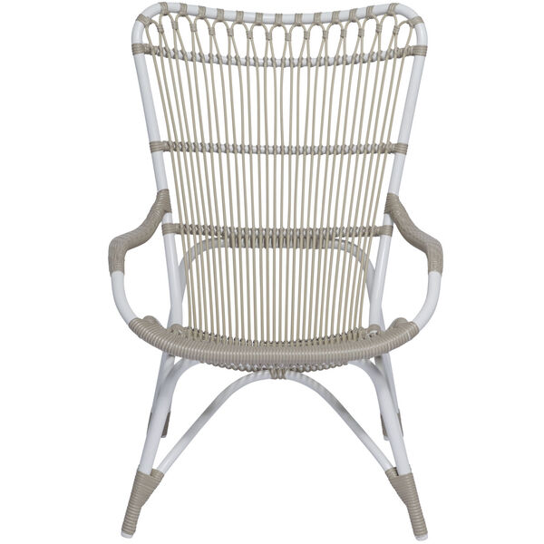 Monet Dove White Outdoor Highback Lounge Chair, image 4
