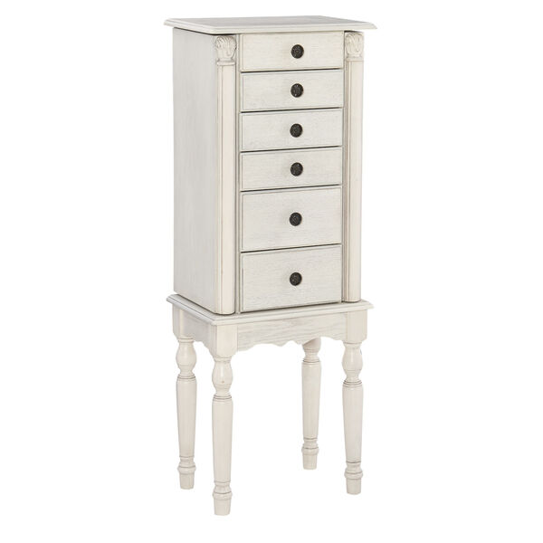 Egypt Off White Jewelry Armoire, image 1