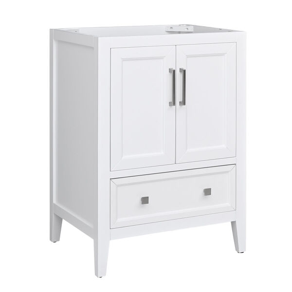 Everette White 24-Inch Vanity Cabinet, image 2