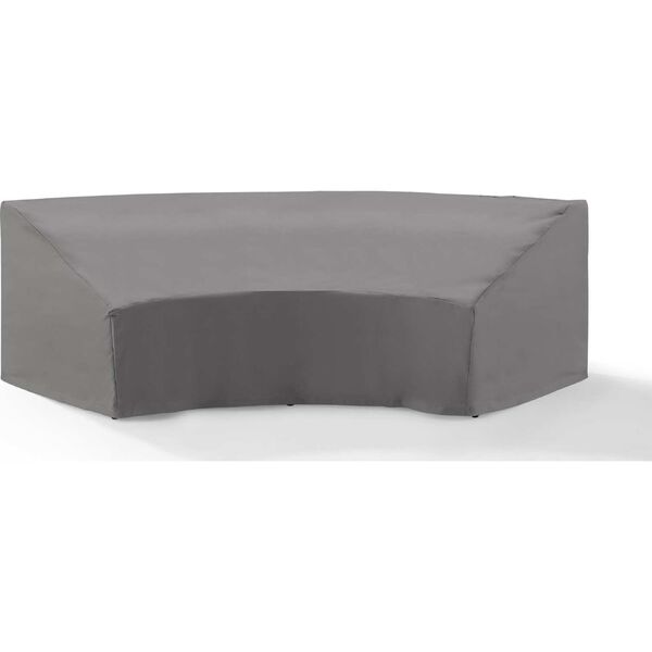 Gray Catalina Round Sectional Furniture Cover, image 3