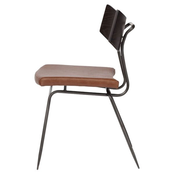 Soli Black and Brown Dining Chair, image 3